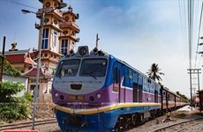 Le train de banlieue de Saïgon