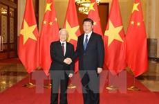Le secrétaire général du PCV Nguyen Phu Trong en visite officielle en Chine