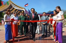 La restauration du monument de l’amitié Vietnam-Cambodge dans la province de Takeo achevée
