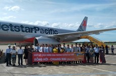 Jetstar Pacific inaugure une nouvelle ligne reliant Dong Hoi et Chiang Mai