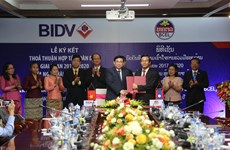 La BIDV et la Banque pour le commerce extérieu du Laos renforcent leur coopération