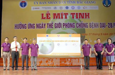 Meeting en écho de la Journée mondiale contre la rage à Bac Giang