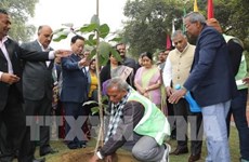 Inauguration du parc de l’amitié Inde-ASEAN à New Delhi