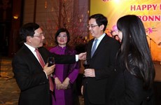 Tet traditionnel : rencontre avec le corps diplomatique étranger à Hanoï