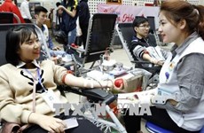 Quelques 10.200 poches de sang collectées lors de la fête du printemps rouge 2018