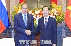 Le président Tran Dai Quang reçoit le ministre russe des Affaires étrangères