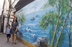 Dà Nang: des fresques murales en plein cœur de la ville