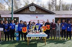 Ouverture d'un festival sportif des étudiants vietnamiens à Moscou