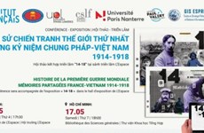 Conférence sur des mémoires partagées France – Vietnam 1914-1918