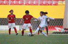 Première victoire du Vietnam au Championnat de football féminin d’Asie du Sud-Est 2018