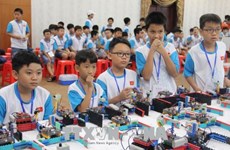 Des élèves de Ho Chi Minh-Ville dominent le concours robotique IYRC Vietnam 2018
