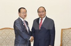 Nguyen Xuan Phuc reçoit une délégation de la Chambre des représentants du Japon