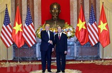 Photos du président Tran Dai Quang avec des dirigeants étrangers