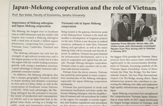 Un expert japonais estime le rôle du Vietnam au sein de la coopération Mékong-Japon