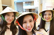 Miss International 2018: les candidates adorent le chapeau conique du Vietnam