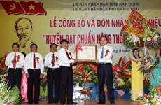 Hai Hâu, district exemplaire dans l'édification de la Nouvelle ruralité 