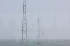 Le plus long câble électrique va traverser la mer à Kiên Giang