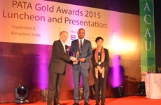 VietjetAir distingué du «PATA Gold Awards 2015» en Inde 