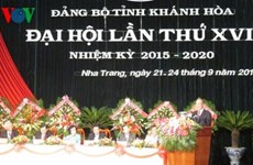 Le 17e Congrès de l'organisation du PCV pour la province de Khanh Hoa