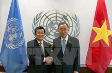 Entrevue Truong Tan Sang – Ban Ki-moon