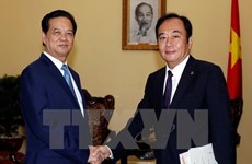 Le PM reçoit le gouverneur de la préfecture japonaise de Saitama 