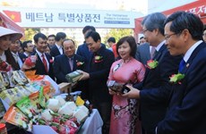 Exposition de produits vietnamiens en R. de Corée 