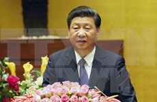 Le dirigeant chinois Xi Jinping s’exprime ​devant l’Assemblée nationale vietnamienne