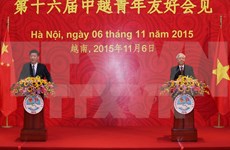 Nguyen Phu Trong et Xi Jinping rencontrent les jeunes des deux pays  