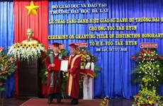 L'ancien ambassadeur sud-coréen au Vietnam à l'honneur 