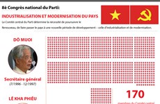 [Infographie] 8è Congrès national du Parti: Industrialisation et modernisation du pays