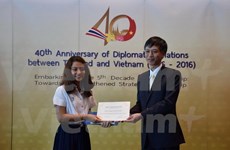 Thaïlande : publication du logo des 40 ans de relations Vietnam-Thaïlande