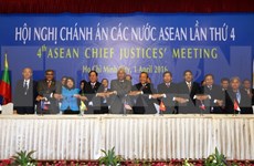 Quatrième ​réunion des chefs de la Justice de l'ASEAN à HCM-Ville