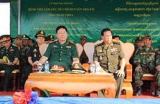 Inauguration d'un hôpital au Cambodge avec une aide financière du Vietnam