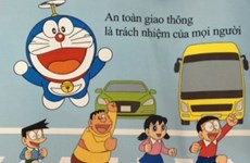 Doraemon et la sécurité routière au Vietnam