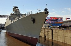 Mise à l'eau d'une frégate construite en Russie pour la Marine vietnamienne  