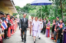 La princesse thaïlandaise en visite à l'ambassade du Vietnam 