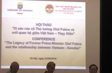 Séminaire sur l’ancien PM Olof Palme et les relations Vietnam-Suède