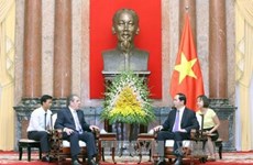 Le président Tran Dai Quang reçoit l’ancien président chilien