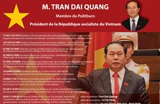 Biographie du Président Tran Dai Quang en infographie