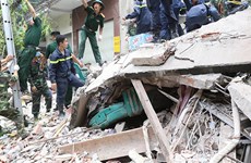 Hanoi : une maison s’effondre dans le vieux quartier, deux morts