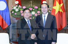 Le chef de l'Etat reçoit le vice-président de l'Assemblée nationale laotienne