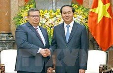 Le président Tran Dai Quang reçoit le procureur du Parquet suprême bulgare   