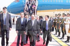 Le PM Nguyen Xuan Phuc est arrivé à Pékin pour une visite officielle en Chine