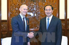 Le président Tran Dai Quang reçoit le président de World Vision International