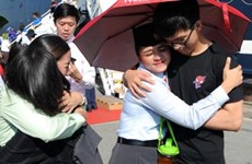 Le "Bateau de la jeunesse d’Asie du Sud-Est et du Japon" quitte le Vietnam
