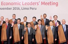 Le président Tran Dai Quang à la première séance plénière du Sommet de l'APEC 2016