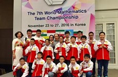 Championnat du monde de mathématiques par équipe 2016: 32 médailles pour le Vietnam