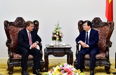 Le vice-Premier ministre Trinh Dinh Dung reçoit le vice-président du groupe ExxonMobil