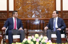 Le président Tran Dai Quang reçoit une délégation d'entrepreneurs malgaches
