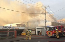 L'incendie d’un marché vietnamien en Australie fait de lourds dégâts